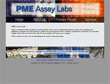 Tablet Screenshot of pmeassaylabs.com